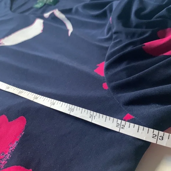 Lauren Ralph Lauren Flutter-Sleeve Floral Dress - Size 18 - Picture 11 of 12